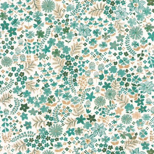 Tapeta z kwietnym wzorem Caselio FLP101867126 June Flower Power