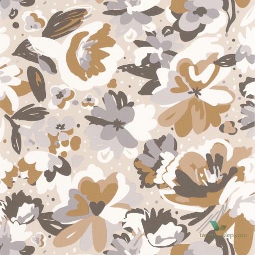 Tapeta z kwiatami Caselio FLP101871090 July Flower Power