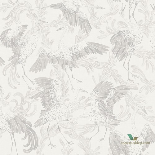 Tapeta Żurawie Boras 3130 Dancing Crane Eastern Simplicity