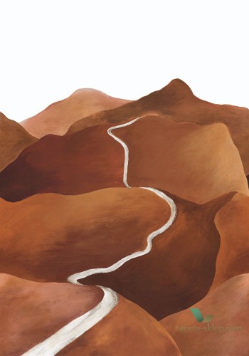 Mural górski krajobraz Casamance 74961528 TOSCANA Panoramas