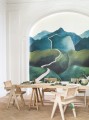 Mural górski krajobraz Casamance 74961630 TOSCANA Panoramas