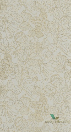 Tapeta z roślinnym wzorem Casadeco MNCT 85727131 Gravure 1930
