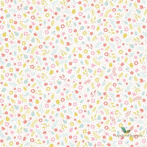 Tapeta Casadeco RONI85544416 Gourmande Rose & Nino