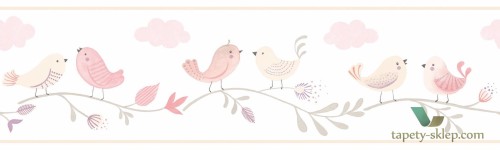 Border Casadeco RONI85594256 Rose Rose & Nino