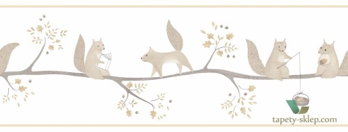 Border Casadeco RONI85621064 Oscar Rose & Nino