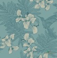 Tapeta 1838 Wallcoverings 1804-117-03 Hummingbird Seafoam Aurora