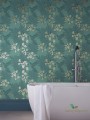 Tapeta 1838 Wallcoverings 1804-117-03 Hummingbird Seafoam Aurora