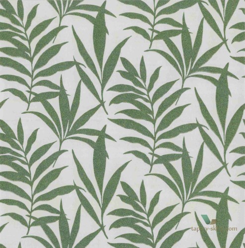 Tapeta 1838 Wallcoverings 1703-113-04 Verdi  Green Bead Camellia