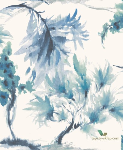 Tapeta 1838 Wallcoverings 1905-124-01 Mimosa Aquamarine Capri