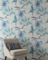 Tapeta 1838 Wallcoverings 1905-124-01 Mimosa Aquamarine Capri