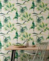 Tapeta 1838 Wallcoverings 1905-124-04 Mimosa Olive Green Capri
