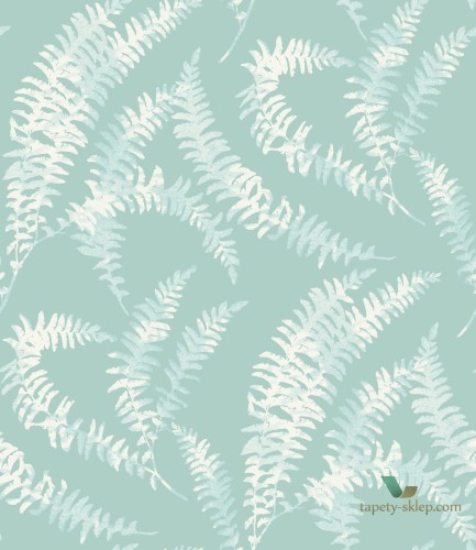 Tapeta 1838 Wallcoverings 1905-125-01 Felci Aquamarine Capri