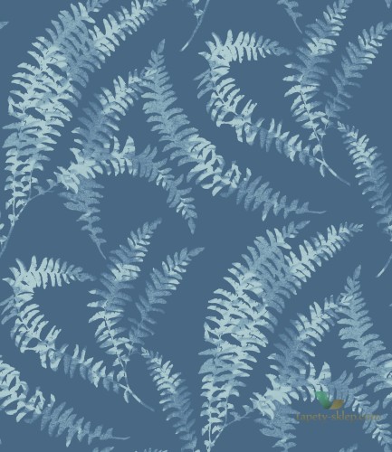 Tapeta 1838 Wallcoverings 1905-125-02 Felci Azure Capri