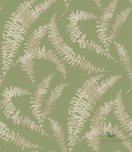 Tapeta 1838 Wallcoverings 1905-125-04 Felci Olive Green Capri