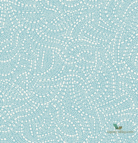 Tapeta 1838 Wallcoverings 1905-127-01 Mosaic Aquamarine Capri