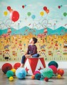 Mural Harlequin 112647 Lifes A Circus Book Of Little Treasures