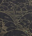 Tapeta Dżins Arte Moooi MO3001 Indigo Macaque Tokyo Blue