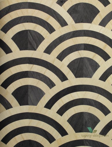 Tapeta Wachlarze Arte Moooi MO3040 Lucky O'S Tokyo Blue