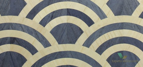 Tapeta Wachlarze Arte Moooi MO3043 Lucky O'S Tokyo Blue