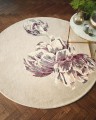 Filoletowo Beżowy Dywan Ted Baker Okrągły - TRANQUILITY ROUND BEIGE 56001