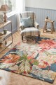 Granatowy Dywan Sanderson w Kwiaty - DAHLIA ROSEHIP TEAL 050608
