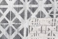 Szary Dywan Reza's Wycinany - SHANGRI LA MOSAIC 7040