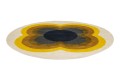 Okrągły Kolorowy Dywan Orla Kiely w Kwiaty - SUNFLOWER YELLOW 060006