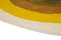 Okrągły Kolorowy Dywan Orla Kiely w Kwiaty - SUNFLOWER YELLOW 060006