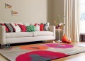 Czerwono Beżowy Dywan Sanderson w Kwiaty - POPPIES RED ORANGE 45700