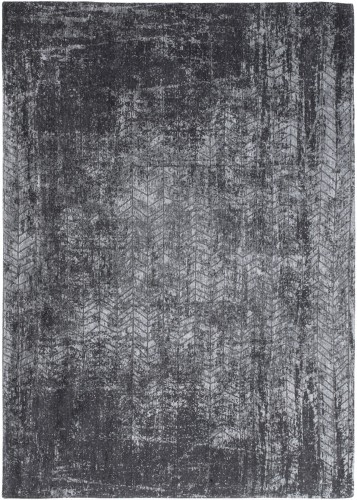 Szaro Czarny Dywan w Jodełkę - HARLEM CONTRAST 8425B