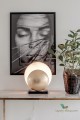 Lampa stołowa Orbit Brass 220850 Globen