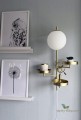 Kinkiet Astoria Brushed Brass 232065 Globen