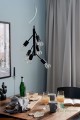 Lampa wisząca Comet Black 255611 Globen