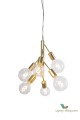 Lampa wisząca Comet Brushed Brass 255665 Globen