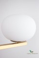 Lampa wisząca Gemini Brushed Brass 257665 Globen