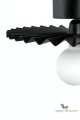 Lampa sufitowa/Kinkiet Omega 35 Black 261011 Globen