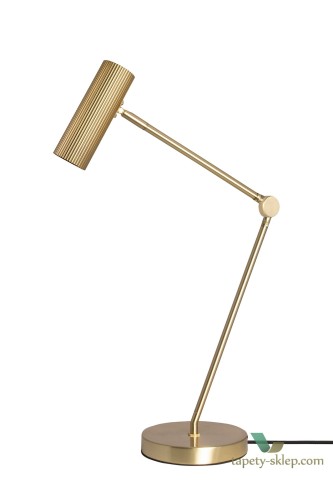 Lampa stołowa Hubble Read Brushed Brass 423365 Globen