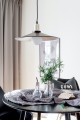 Lampa wisząca Disc Black 452611 Globen