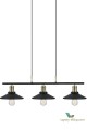 Lampa wisząca Disc 3 Black 472611 Globen