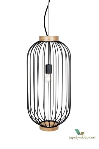 Lampa wisząca Berlin Oval Black 477011 Globen