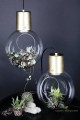 Lampa wisząca/Lampa stołowa Mini Hole Clear / Brushed Brass 641055 Globen