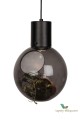 Lampa wisząca/Lampa stołowa Mini Smoke Hole / Matt Black 641056 Globen