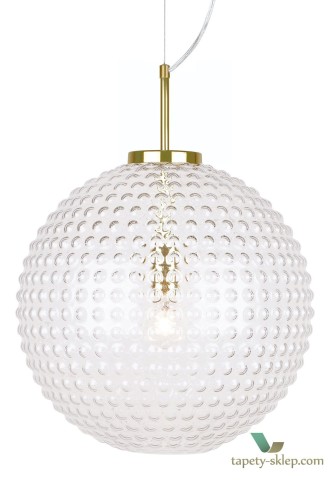 Lampa wisząca Spring XL Clear / Brass 679855 Globen