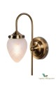 Kinkiet Juni IP44 Cut Glass White 690208 Globen