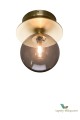 Kinkiet/Lampa sufitowa  Art Deco IP44 Smoke 694156 Globen