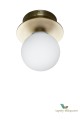 Kinkiet/Lampa sufitowa Art Deco IP44 Brushed Brass 694165 Globen