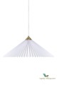 Lampa wisząca Matisse Brass/White 750263 Globen