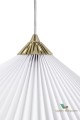 Lampa wisząca Matisse Brass/White 750263 Globen