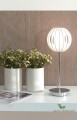 Lampa stołowa Plastic straps White / Chrome 816008 Globen