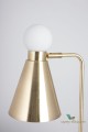 Lampa stołowa Ludo Brushed Brass/White 921665 Globen